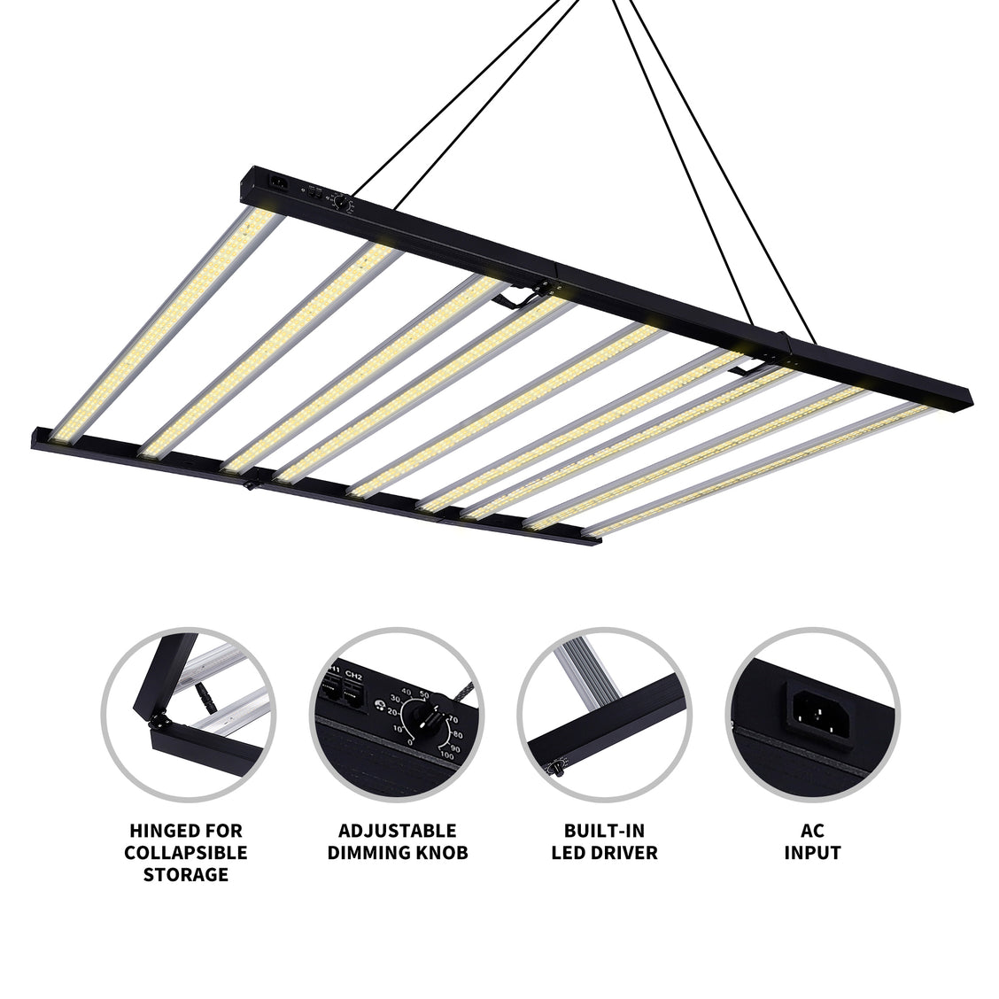 Sayhon XS Bar Grow Light Series Full Spectrum Plants Grow Light 720W 1000W 1400W