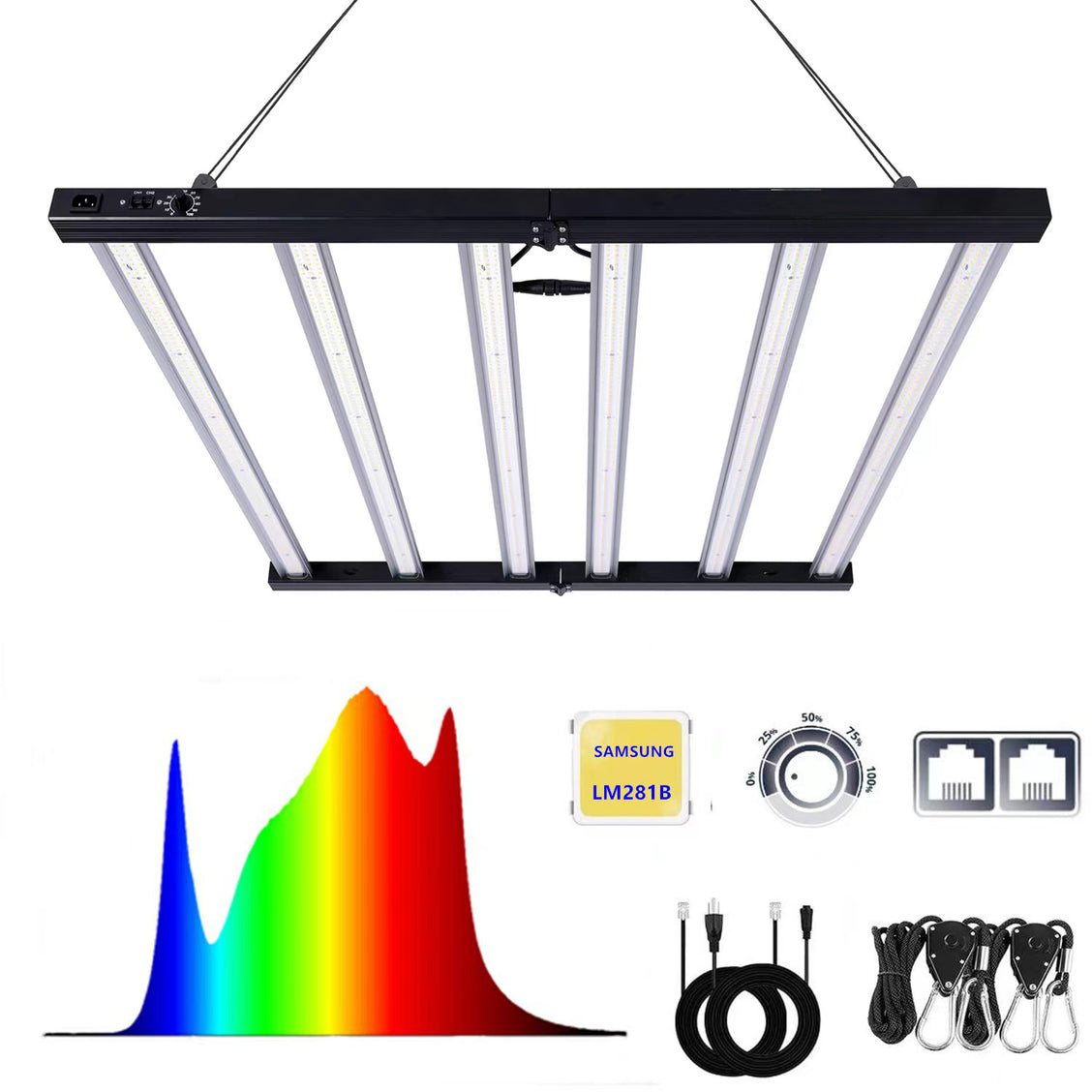 Sayhon XS Bar Grow Light Series Full Spectrum Plants Grow Light 720W 1000W 1400W