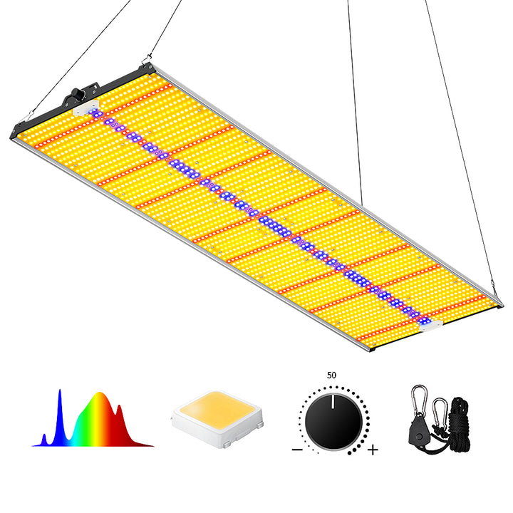 2024 New Sayhon Full Spectrum OSRAM Chips Grow Lights For 5X5ft Tent SH4000